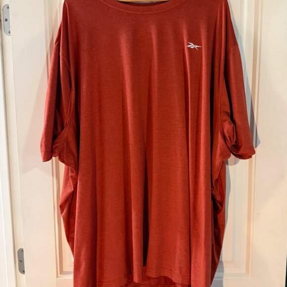 Reebok Speedwick Performance Tee | Size 6XL | Rust Red Heather | Excellent Condi - Picture 1 of 3